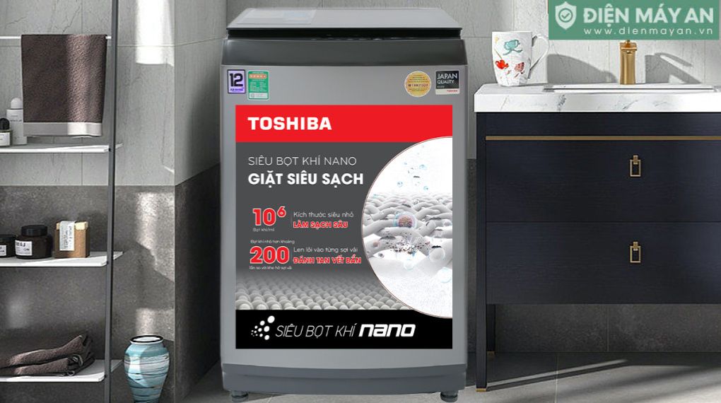 Máy Giặt Toshiba Inverter 12 Kg AW-DUK1300KV(SG)